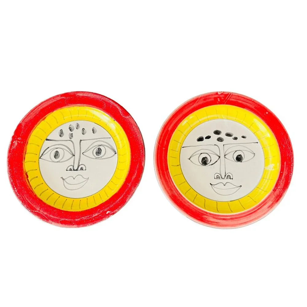 2 Giovanni Desimone Pottery Italian Hand Painted plates - Picture 1 of 7